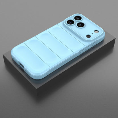 Apple iPhone 18 Pro Max Magic Shield TPU + Flannel Protective Phone Case Cover, Shockproof Scratch Resistant