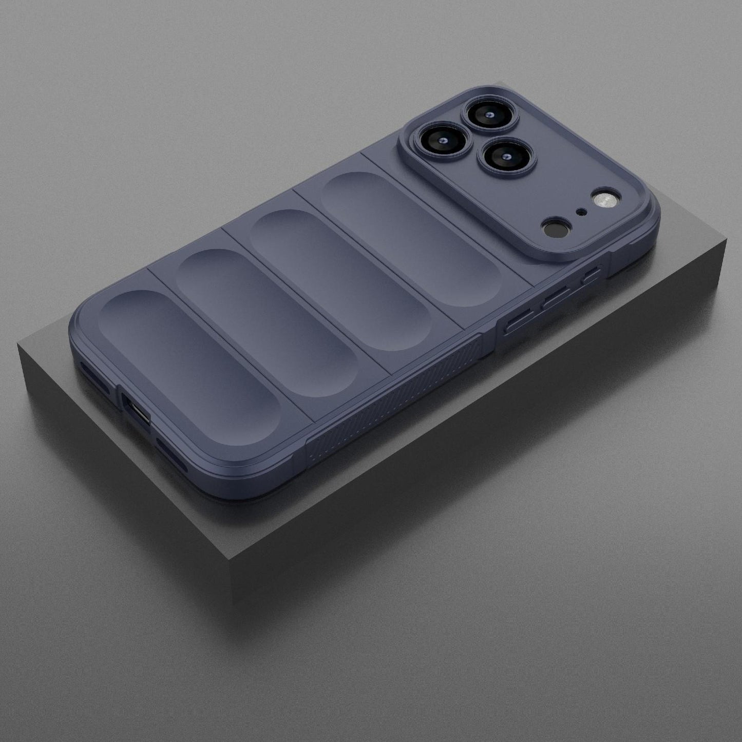 Apple iPhone 18 Pro Max Magic Shield TPU + Flannel Protective Phone Case Cover, Shockproof Scratch Resistant