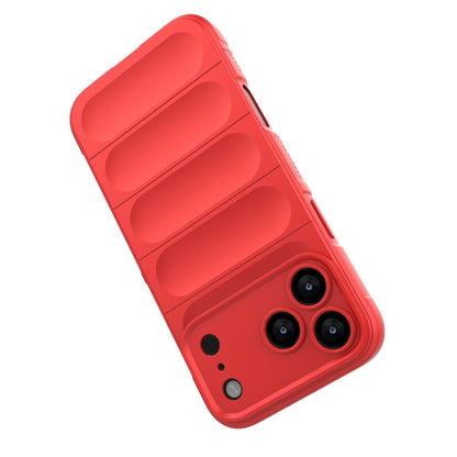 Apple iPhone 18 Pro Max Magic Shield TPU + Flannel Protective Phone Case Cover, Shockproof Scratch Resistant