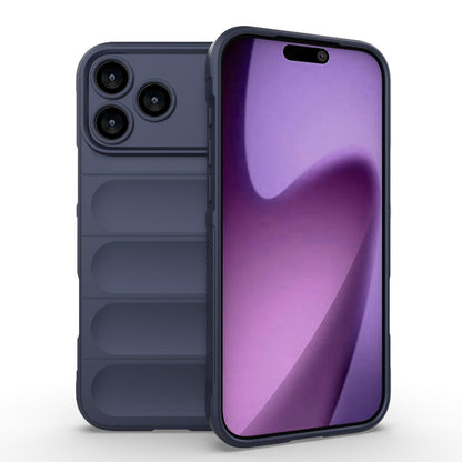 Apple iPhone 17 Pro Max Magic Shield TPU + Flannel Protective Phone Case Cover, Shockproof Scratch Resistant