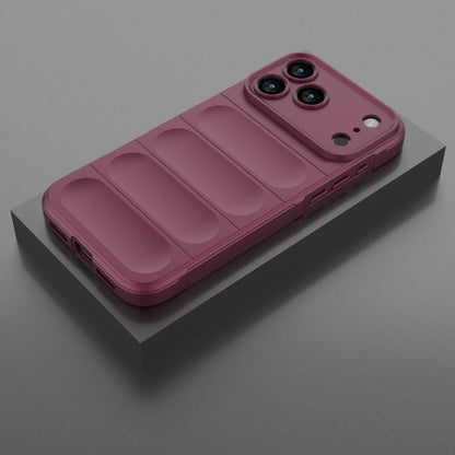 Apple iPhone 17 Pro Max Magic Shield TPU + Flannel Protective Phone Case Cover, Shockproof Scratch Resistant