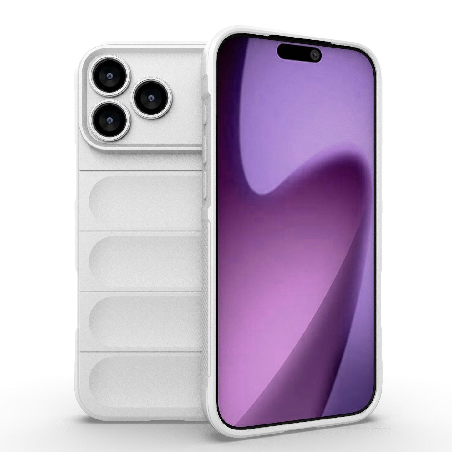 Apple iPhone 18 Pro Max Magic Shield TPU + Flannel Protective Phone Case Cover, Shockproof Scratch Resistant