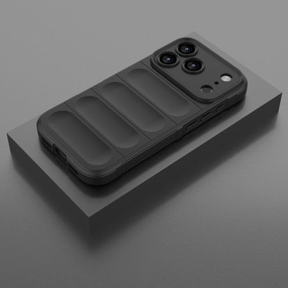 Apple iPhone 18 Pro Magic Shield TPU + Flannel Protective Phone Case Cover, Shockproof Scratch Resistant