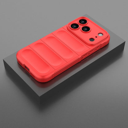 Apple iPhone 17 Pro Magic Shield TPU + Flannel Protective Phone Case Cover, Shockproof Scratch Resistant