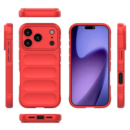 Apple iPhone 17 Pro Magic Shield TPU + Flannel Protective Phone Case Cover, Shockproof Scratch Resistant