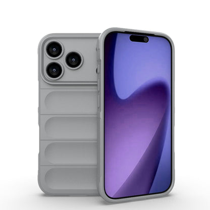 Apple iPhone 18 Pro Magic Shield TPU + Flannel Protective Phone Case Cover, Shockproof Scratch Resistant