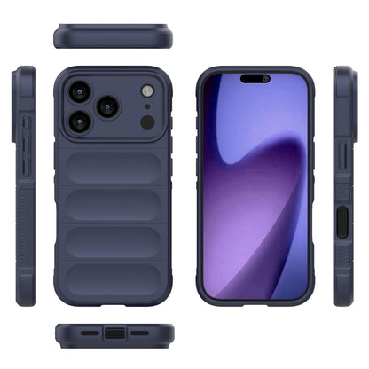 Apple iPhone 17 Pro Magic Shield TPU + Flannel Protective Phone Case Cover, Shockproof Scratch Resistant