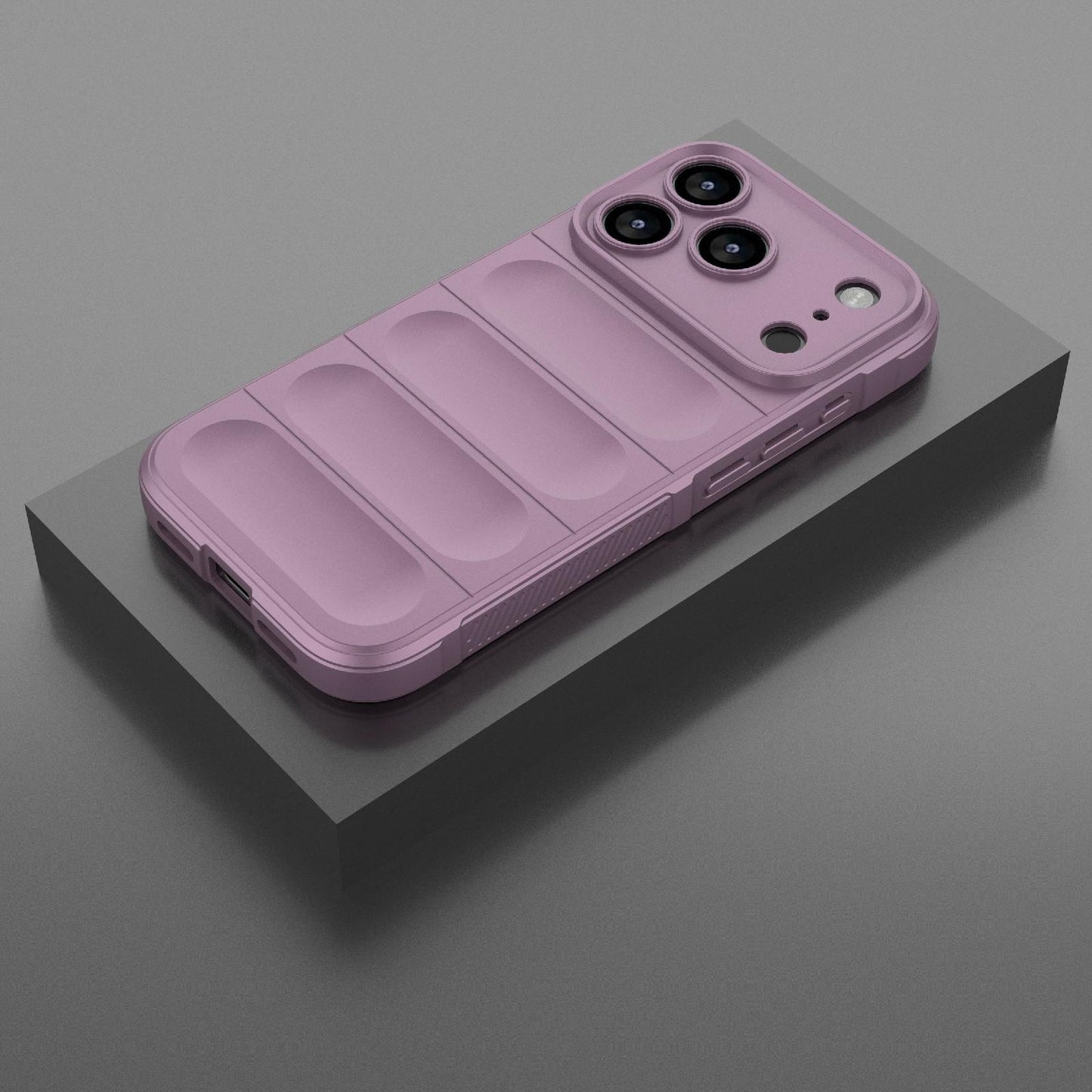 Apple iPhone 17 Pro Magic Shield TPU + Flannel Protective Phone Case Cover, Shockproof Scratch Resistant