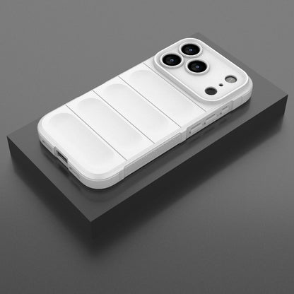 Apple iPhone 18 Pro Magic Shield TPU + Flannel Protective Phone Case Cover, Shockproof Scratch Resistant