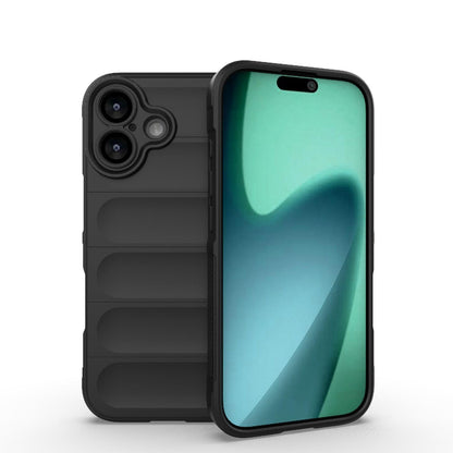 Apple iPhone 17 Magic Shield TPU + Flannel Protective Phone Case Cover, Shockproof Scratch Resistant
