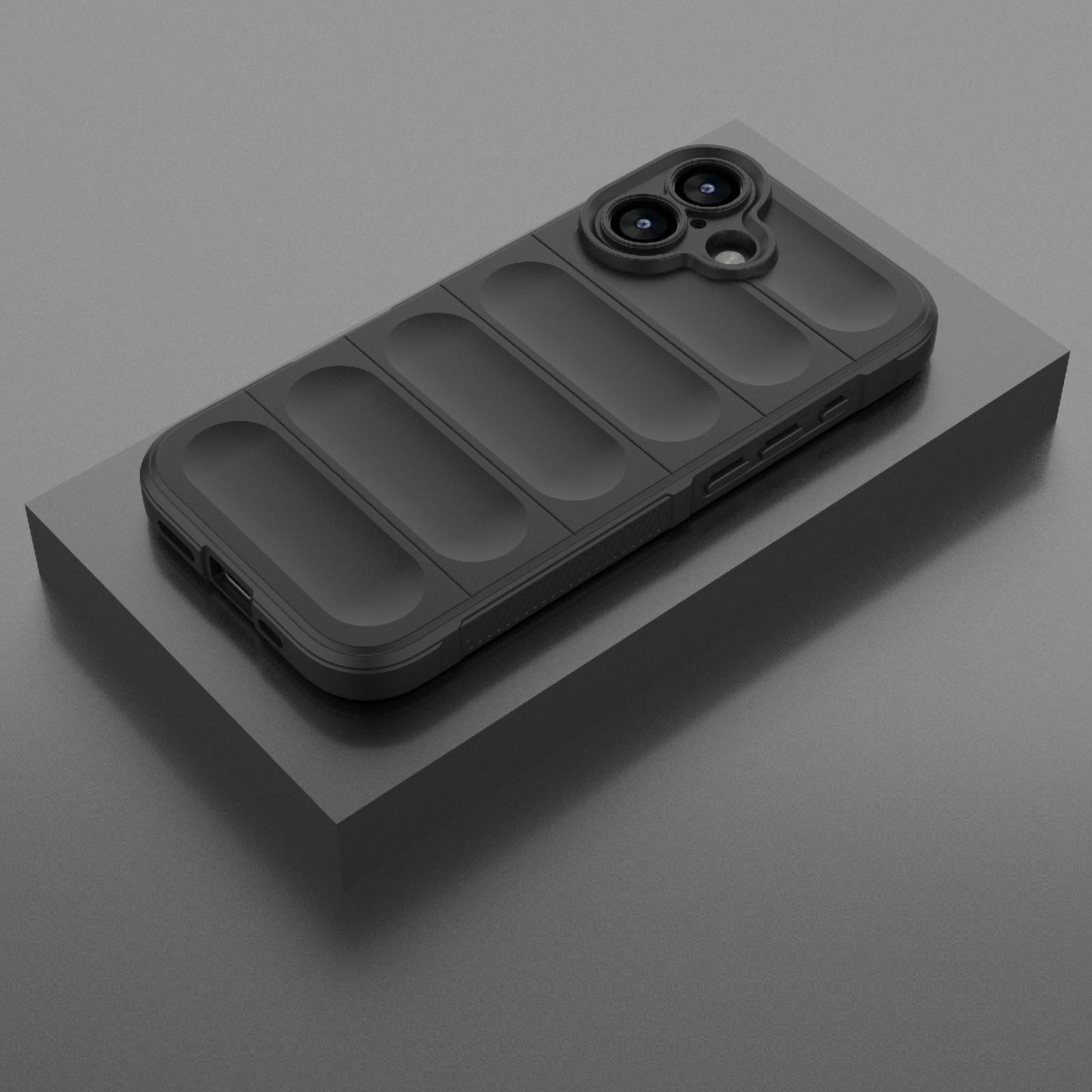 Apple iPhone 17 Magic Shield TPU + Flannel Protective Phone Case Cover, Shockproof Scratch Resistant