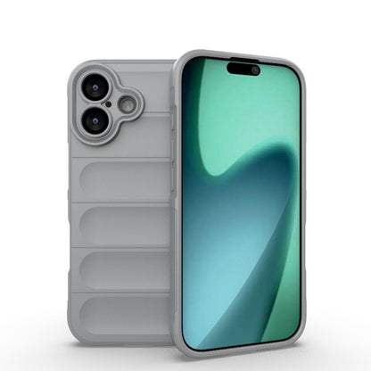 Apple iPhone 17 Magic Shield TPU + Flannel Protective Phone Case Cover, Shockproof Scratch Resistant