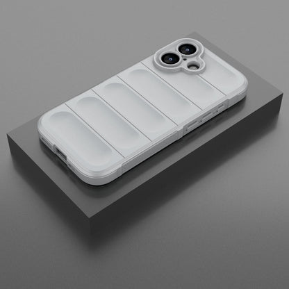 Apple iPhone 17 Magic Shield TPU + Flannel Protective Phone Case Cover, Shockproof Scratch Resistant