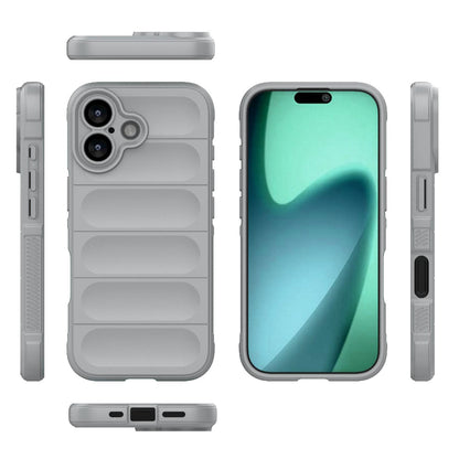 Apple iPhone 17 Magic Shield TPU + Flannel Protective Phone Case Cover, Shockproof Scratch Resistant
