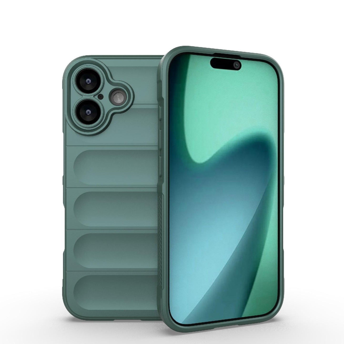 Apple iPhone 17 Magic Shield TPU + Flannel Protective Phone Case Cover, Shockproof Scratch Resistant
