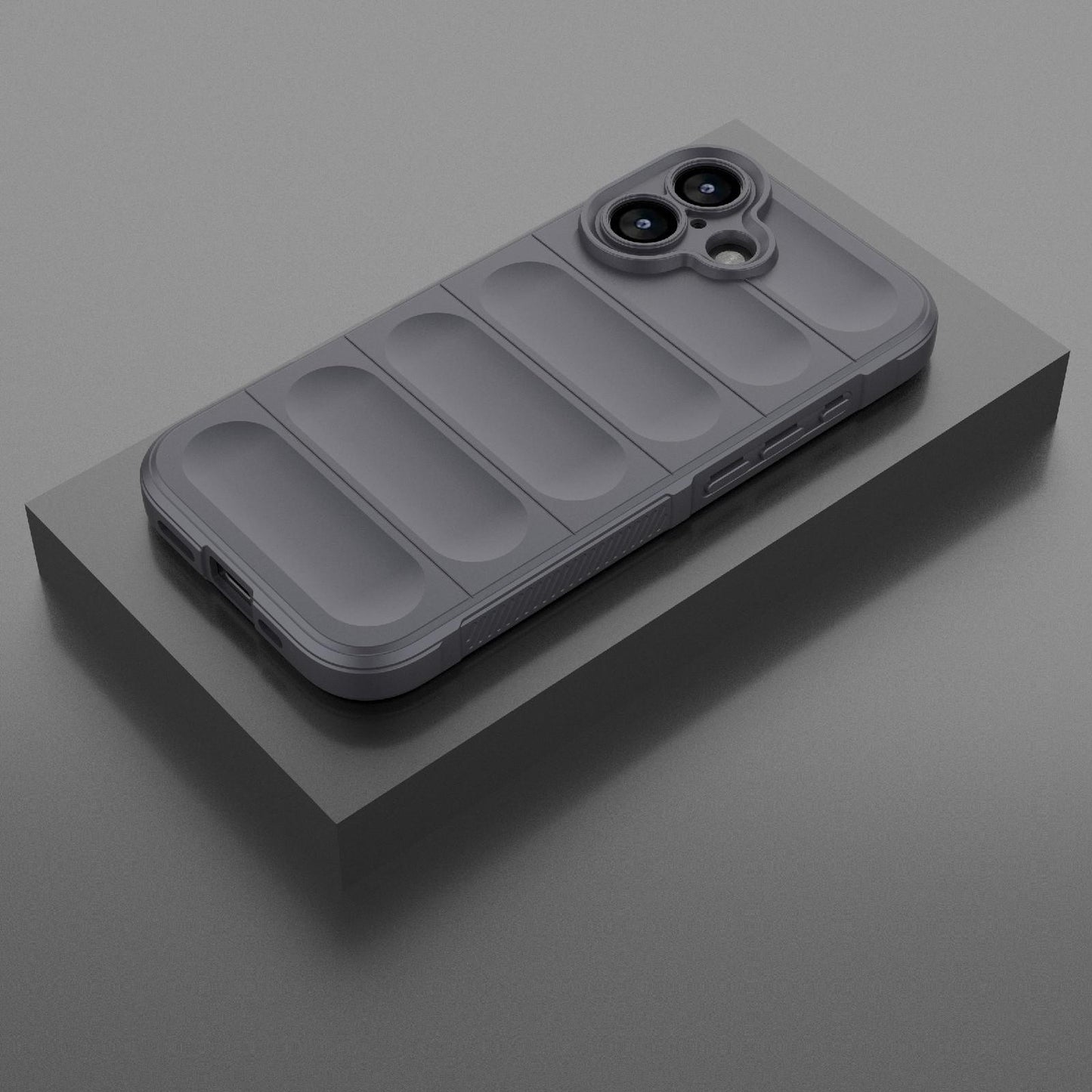 Apple iPhone 17 Magic Shield TPU + Flannel Protective Phone Case Cover, Shockproof Scratch Resistant