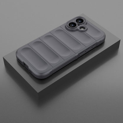Apple iPhone 17 Magic Shield TPU + Flannel Protective Phone Case Cover, Shockproof Scratch Resistant