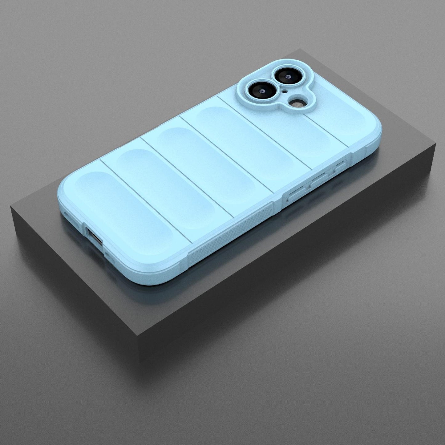 Apple iPhone 17 Magic Shield TPU + Flannel Protective Phone Case Cover, Shockproof Scratch Resistant