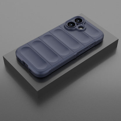 Apple iPhone 17 Magic Shield TPU + Flannel Protective Phone Case Cover, Shockproof Scratch Resistant