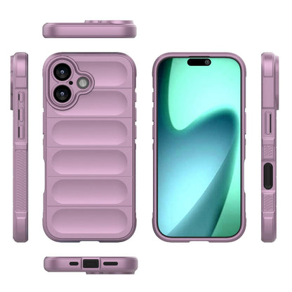 Apple iPhone 17 Magic Shield TPU + Flannel Protective Phone Case Cover, Shockproof Scratch Resistant