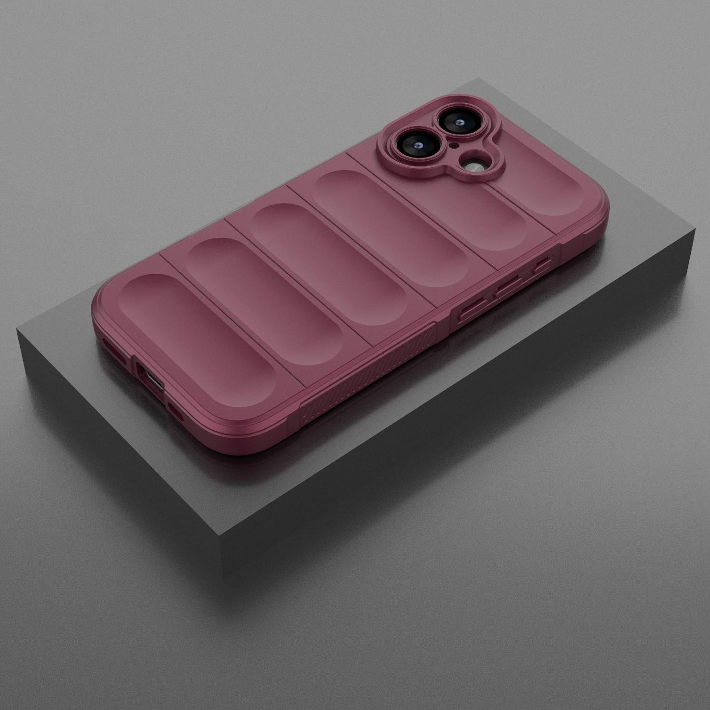 Apple iPhone 17 Magic Shield TPU + Flannel Protective Phone Case Cover, Shockproof Scratch Resistant