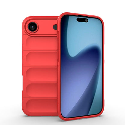 Apple iPhone Air Magic Shield TPU + Flannel Protective Phone Case Cover, Shockproof Scratch Resistant