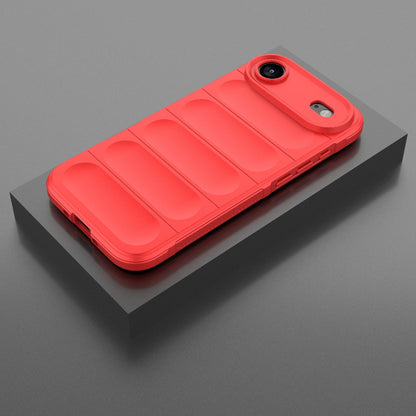 Apple iPhone Air Magic Shield TPU + Flannel Protective Phone Case Cover, Shockproof Scratch Resistant