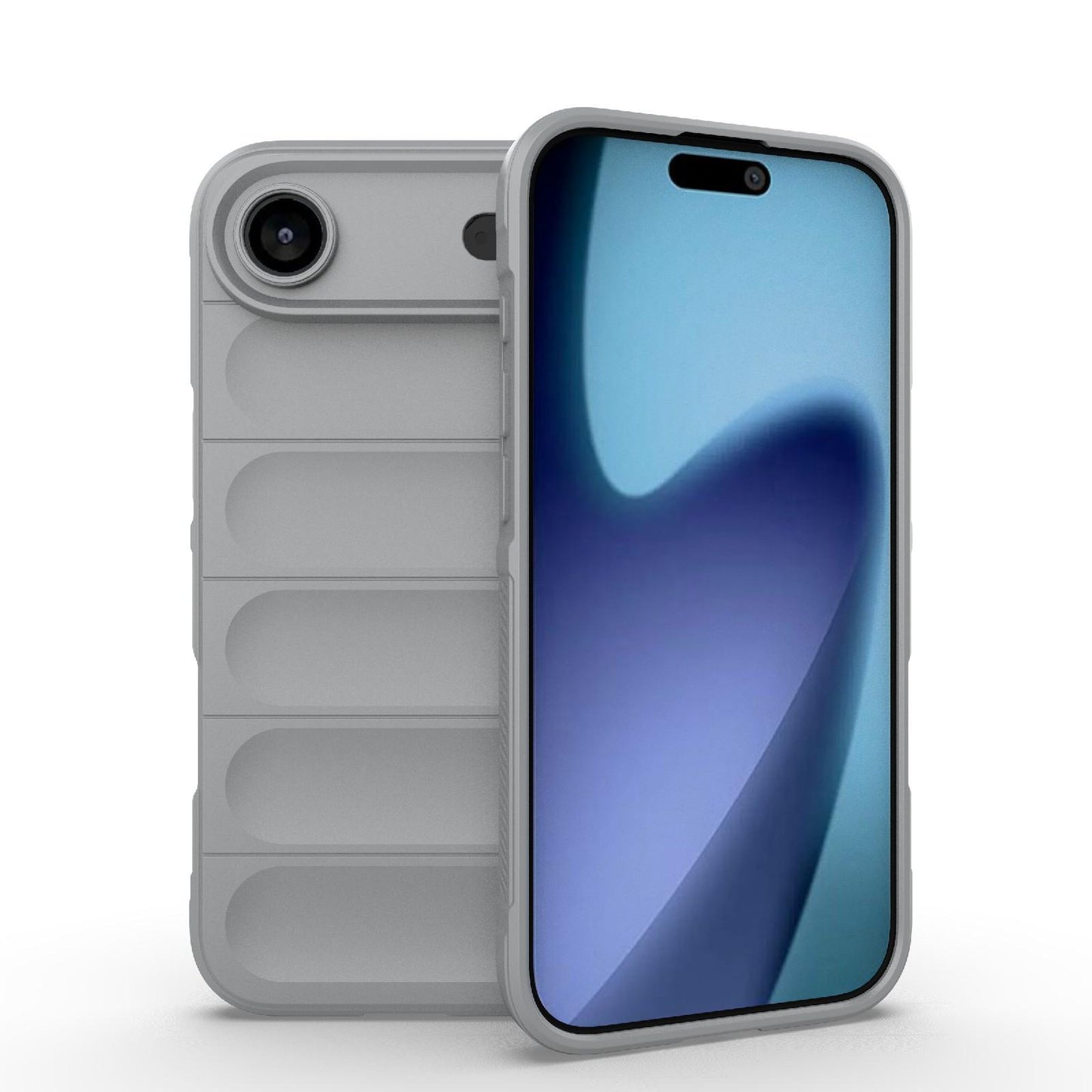 Apple iPhone Air Magic Shield TPU + Flannel Protective Phone Case Cover, Shockproof Scratch Resistant