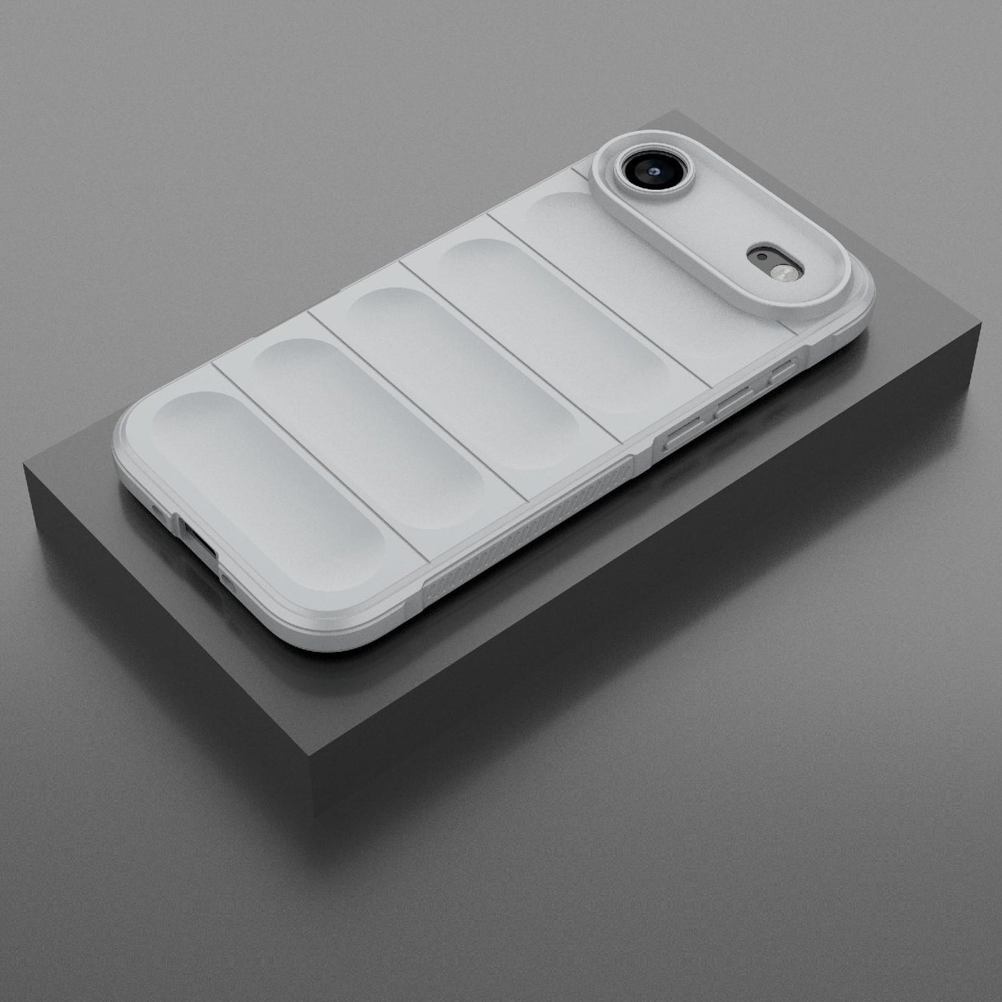 Apple iPhone Air Magic Shield TPU + Flannel Protective Phone Case Cover, Shockproof Scratch Resistant