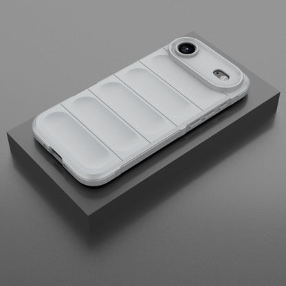 Apple iPhone Air Magic Shield TPU + Flannel Protective Phone Case Cover, Shockproof Scratch Resistant