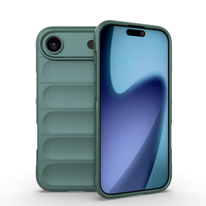 Apple iPhone Air Magic Shield TPU + Flannel Protective Phone Case Cover, Shockproof Scratch Resistant