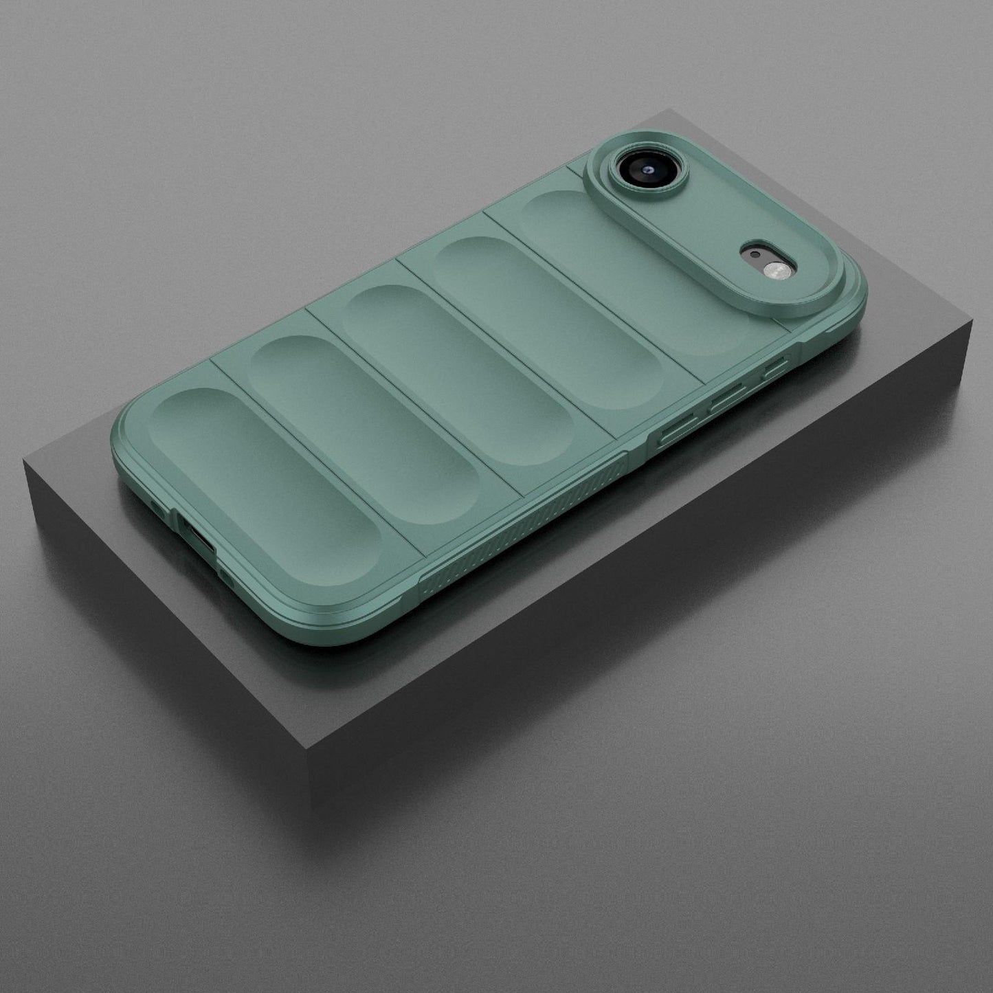 Apple iPhone Air Magic Shield TPU + Flannel Protective Phone Case Cover, Shockproof Scratch Resistant