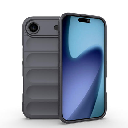 Apple iPhone Air Magic Shield TPU + Flannel Protective Phone Case Cover, Shockproof Scratch Resistant