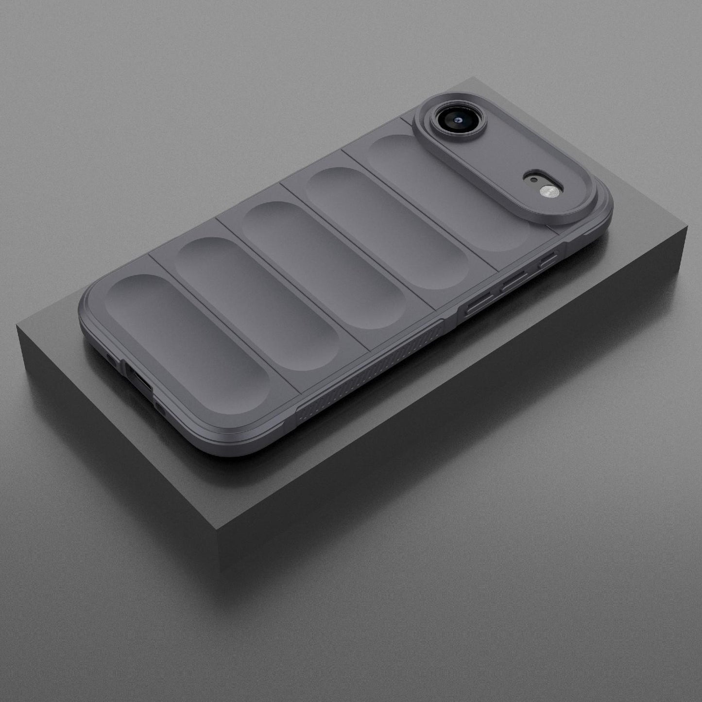 Apple iPhone Air Magic Shield TPU + Flannel Protective Phone Case Cover, Shockproof Scratch Resistant