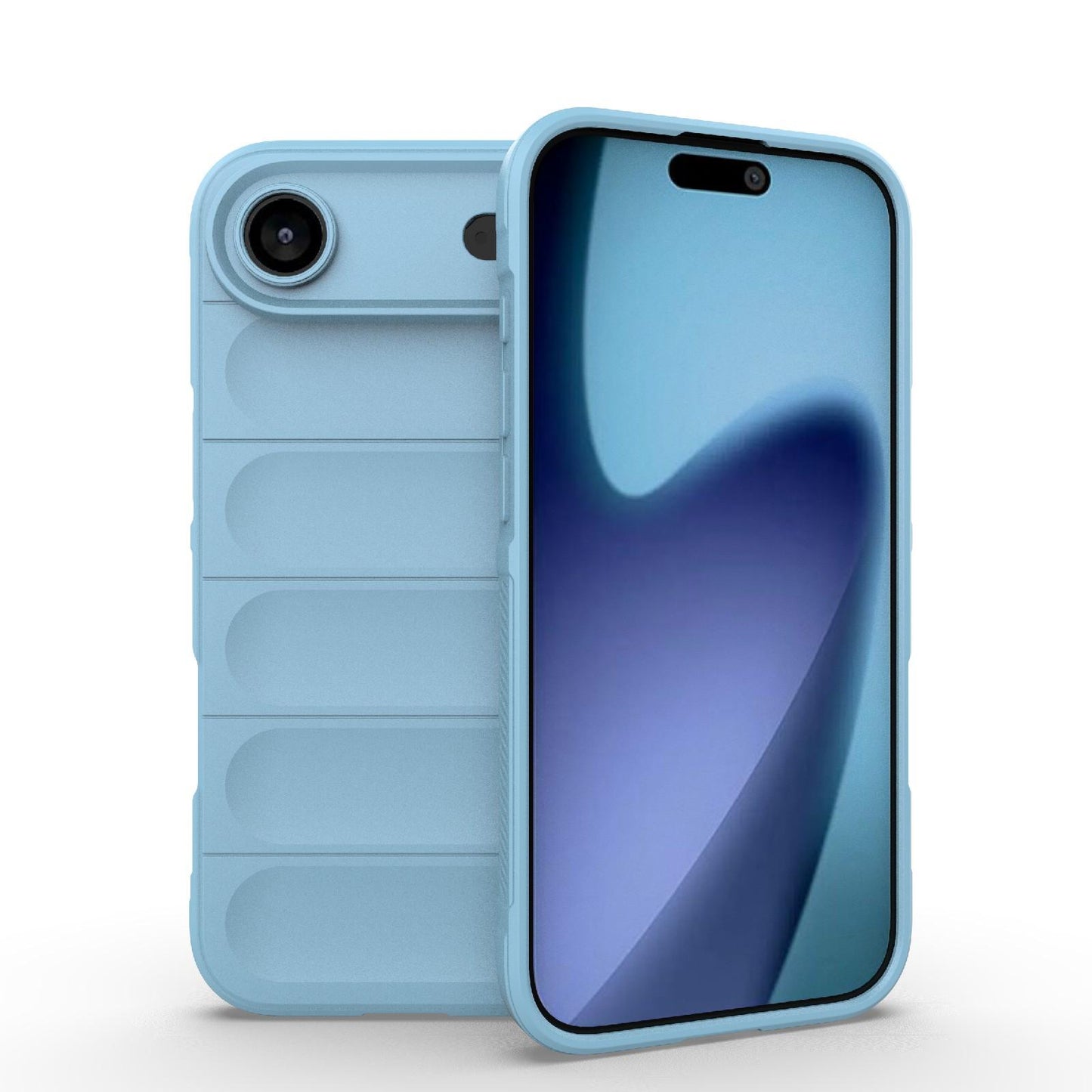 Apple iPhone Air Magic Shield TPU + Flannel Protective Phone Case Cover, Shockproof Scratch Resistant
