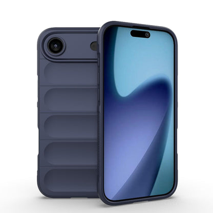 Apple iPhone Air Magic Shield TPU + Flannel Protective Phone Case Cover, Shockproof Scratch Resistant