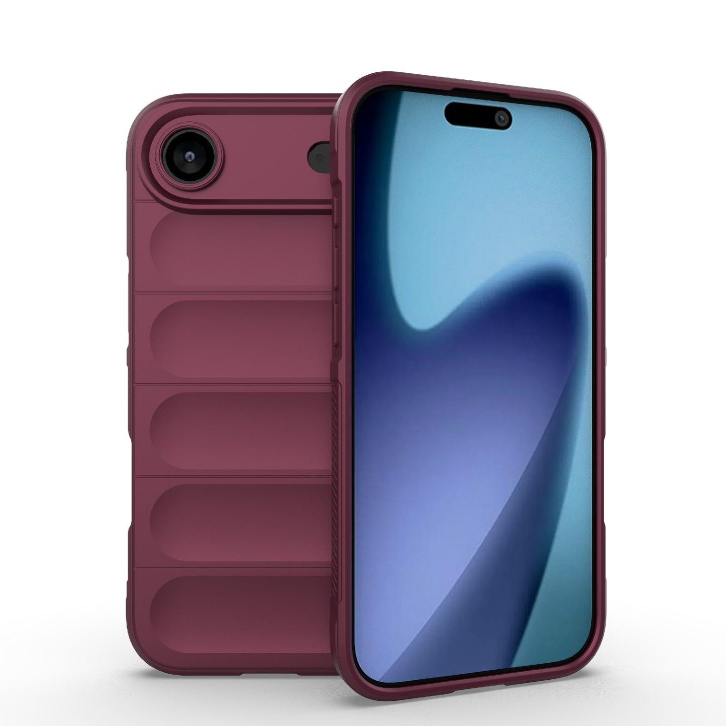 Apple iPhone Air Magic Shield TPU + Flannel Protective Phone Case Cover, Shockproof Scratch Resistant