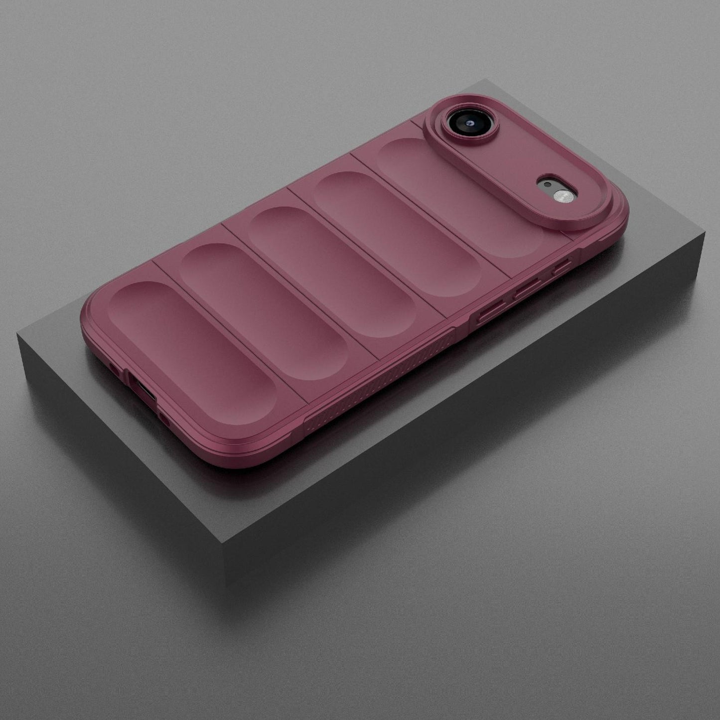 Apple iPhone Air Magic Shield TPU + Flannel Protective Phone Case Cover, Shockproof Scratch Resistant