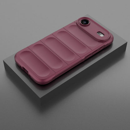 Apple iPhone Air Magic Shield TPU + Flannel Protective Phone Case Cover, Shockproof Scratch Resistant