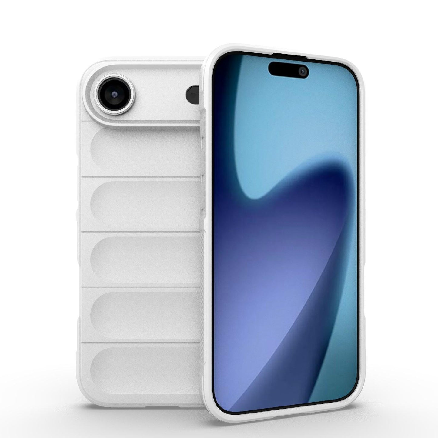 Apple iPhone Air Magic Shield TPU + Flannel Protective Phone Case Cover, Shockproof Scratch Resistant