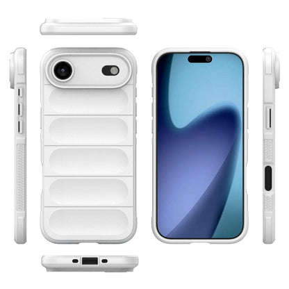 Apple iPhone Air Magic Shield TPU + Flannel Protective Phone Case Cover, Shockproof Scratch Resistant