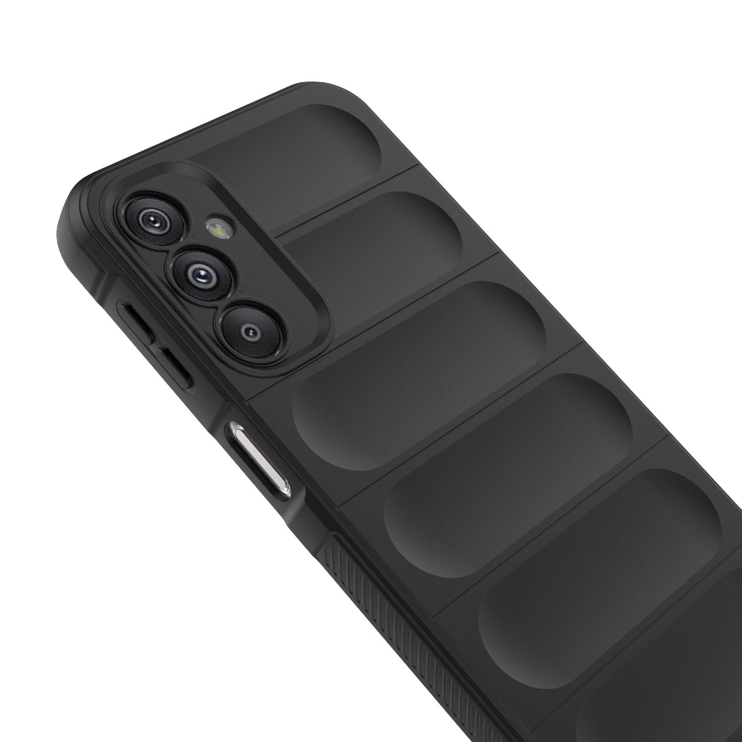 Samsung Galaxy M34 5G Magic Shield TPU + Flannel Protective Phone Case Cover, Shockproof Scratch Resistant
