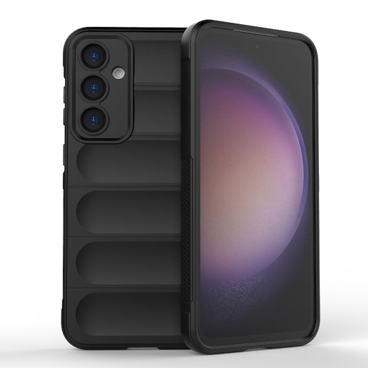 Samsung Galaxy S23 FE 5G Magic Shield TPU + Flannel Protective Phone Case Cover, Shockproof Scratch Resistant