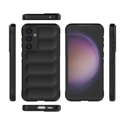Samsung Galaxy S23 FE 5G Magic Shield TPU + Flannel Protective Phone Case Cover, Shockproof Scratch Resistant