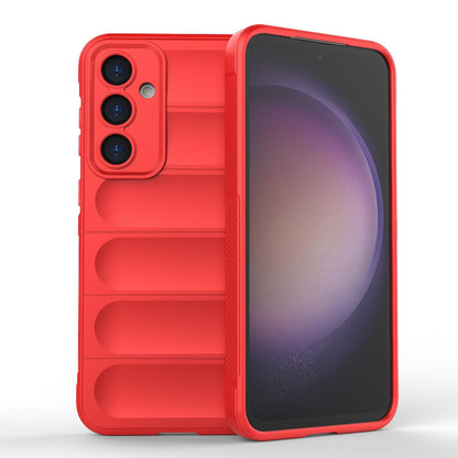 Samsung Galaxy S23 FE 5G Magic Shield TPU + Flannel Protective Phone Case Cover, Shockproof Scratch Resistant