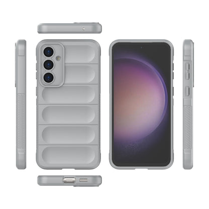 Samsung Galaxy S23 FE 5G Magic Shield TPU + Flannel Protective Phone Case Cover, Shockproof Scratch Resistant
