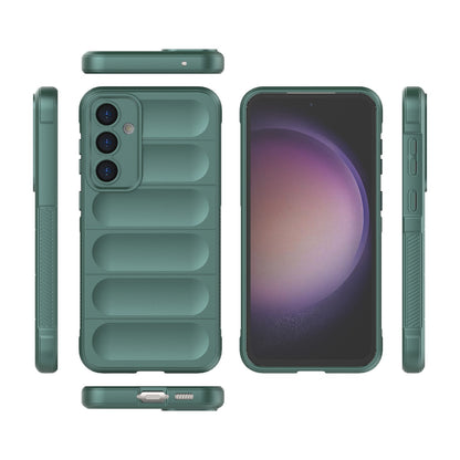 Samsung Galaxy S23 FE 5G Magic Shield TPU + Flannel Protective Phone Case Cover, Shockproof Scratch Resistant