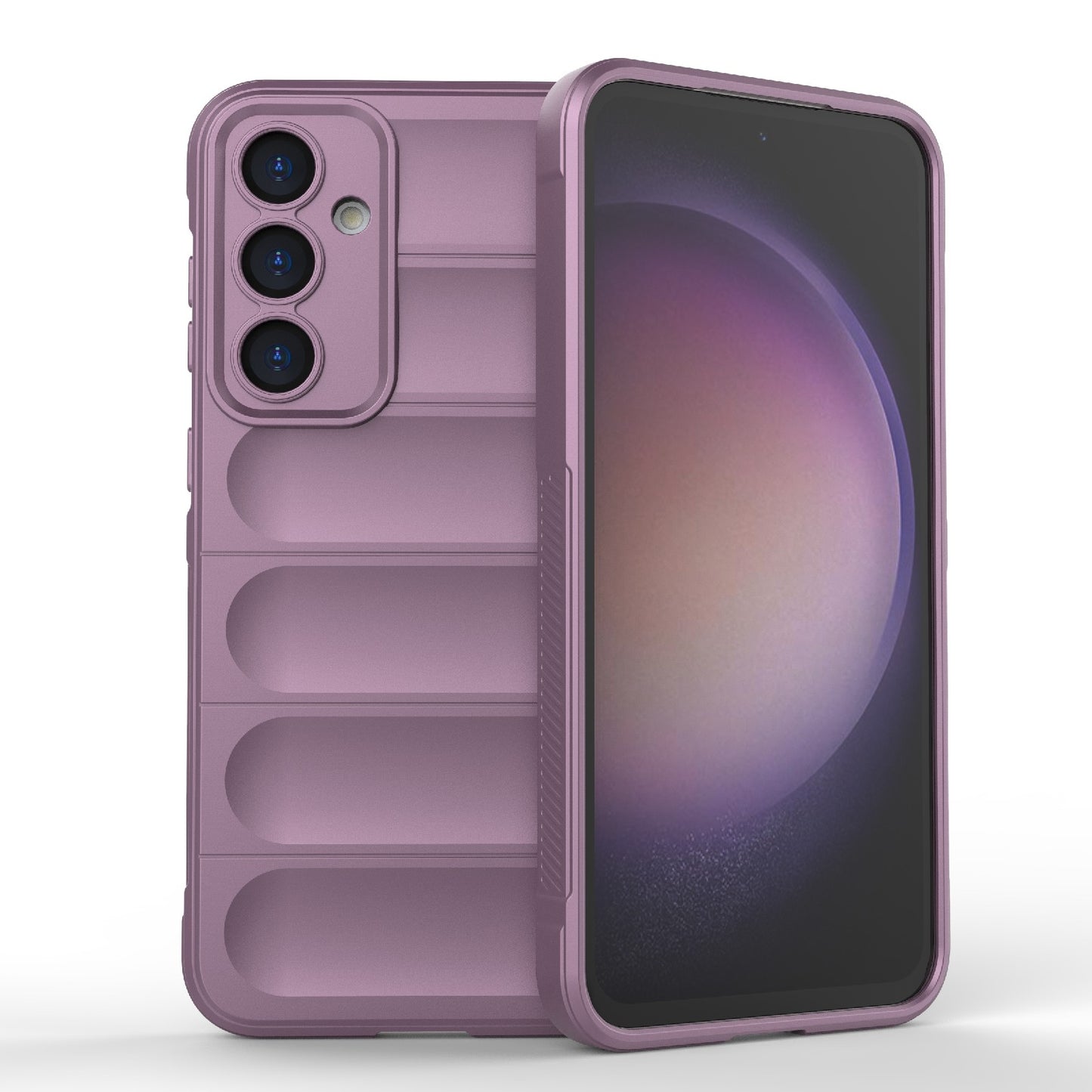 Samsung Galaxy S23 FE 5G Magic Shield TPU + Flannel Protective Phone Case Cover, Shockproof Scratch Resistant