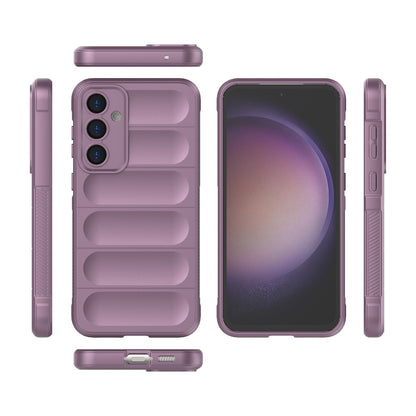 Samsung Galaxy S23 FE 5G Magic Shield TPU + Flannel Protective Phone Case Cover, Shockproof Scratch Resistant