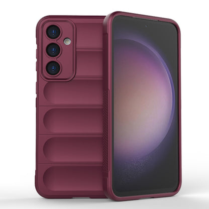 Samsung Galaxy S23 FE 5G Magic Shield TPU + Flannel Protective Phone Case Cover, Shockproof Scratch Resistant
